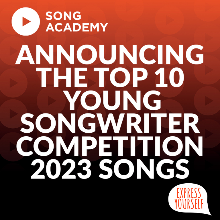 ANNOUNCING THE TOP 10 SONGS OF THE YOUNG SONGWRITER 2023 COMPETITION 