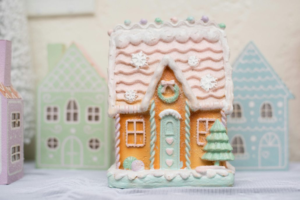 homemade gingerbread house